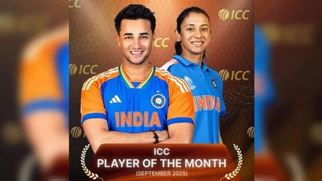 Abhishek Sharma Announced as ICC Player of the Month for September 2025