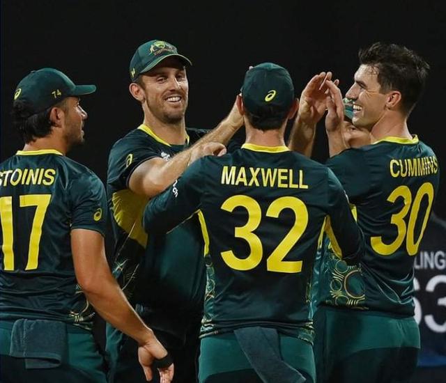 Australia thump Namibia to book their tickets for Super 8 