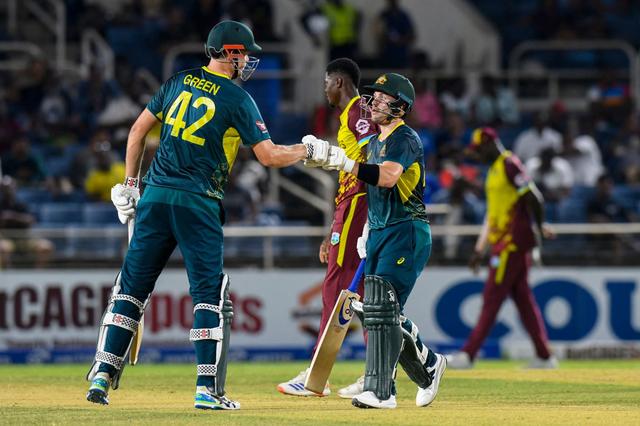 Inglis, Green slam fifties as Australia crush West Indies to go 2-0 up