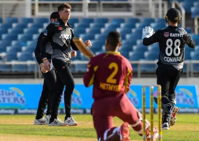 New Zealand begin T20I series with 13-run win against West Indies 