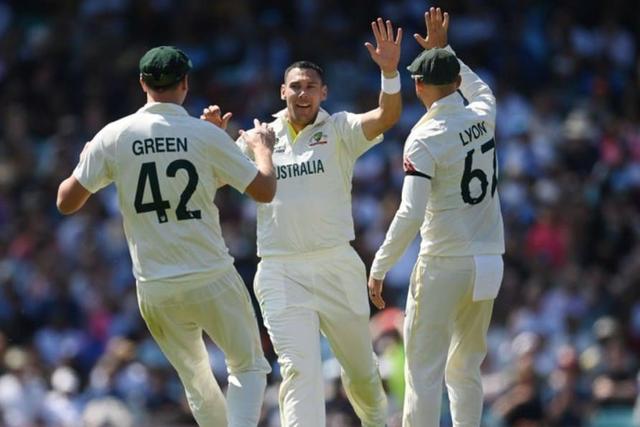 Watch: Scott Boland makes a mess of KS Bharat's stumps with a peach of a delivery