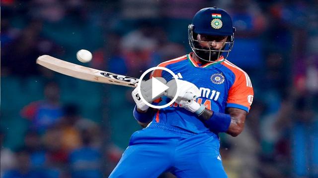 Hardik Pandya Hits No-Look Ramp Shot for Four in IND vs BAN 2024 T20I–Watch Here