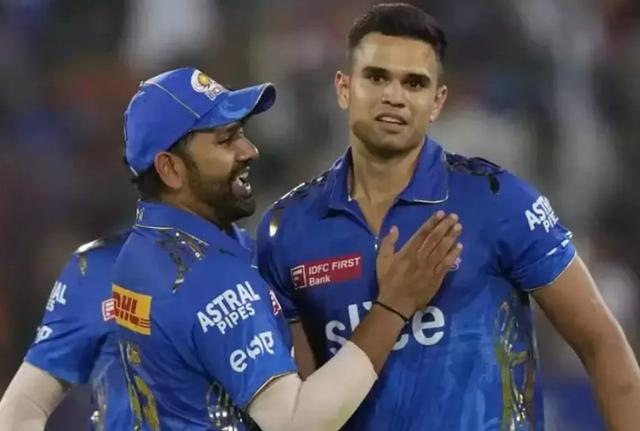 Sachin posts a heartwarming tweet after his son Arjun's match-winning final over against SRH