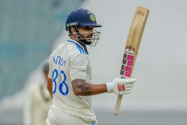 Sensational hundred from Nitish Kumar leads India's fightback