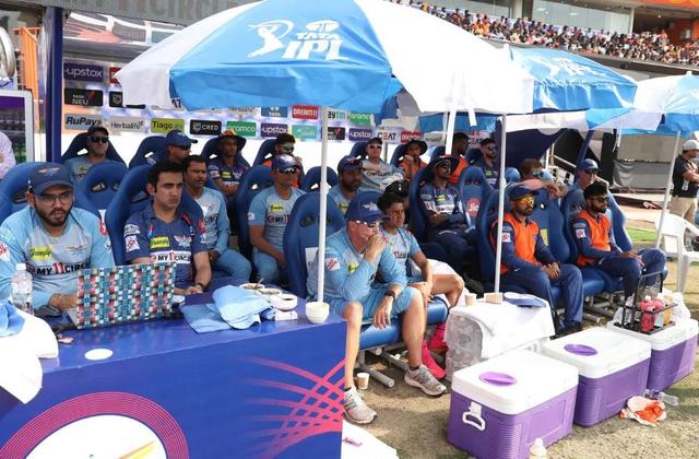 IPL match stopped as Hyderabad fans throw bottles at Lucknow dugout